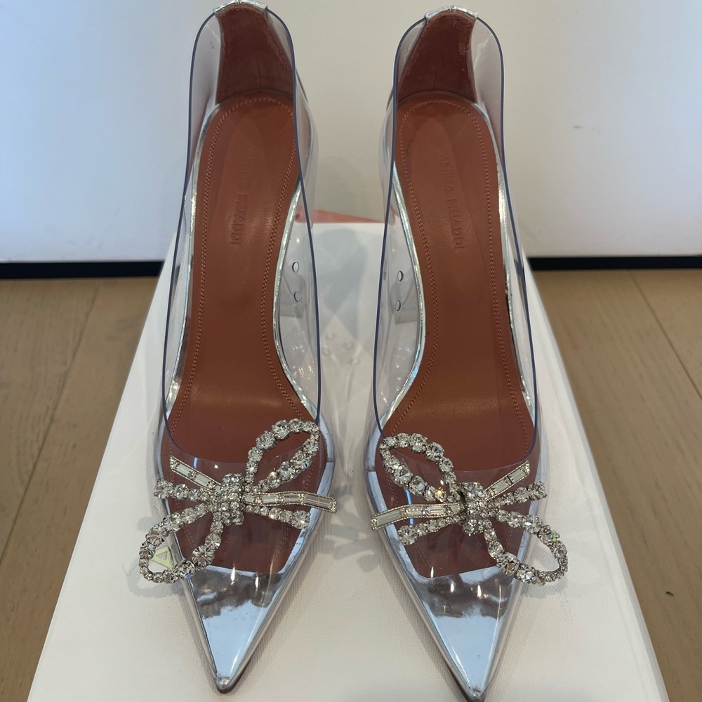 Amina Muaddi Rosie Gladd Pump - Like new